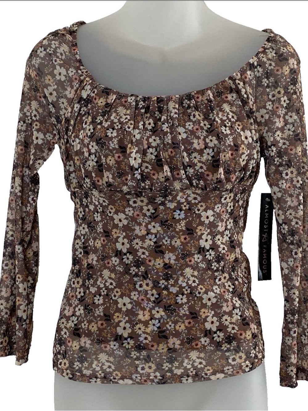 Almost Famous 90s Inspired Ditsy Floral Top - Medium